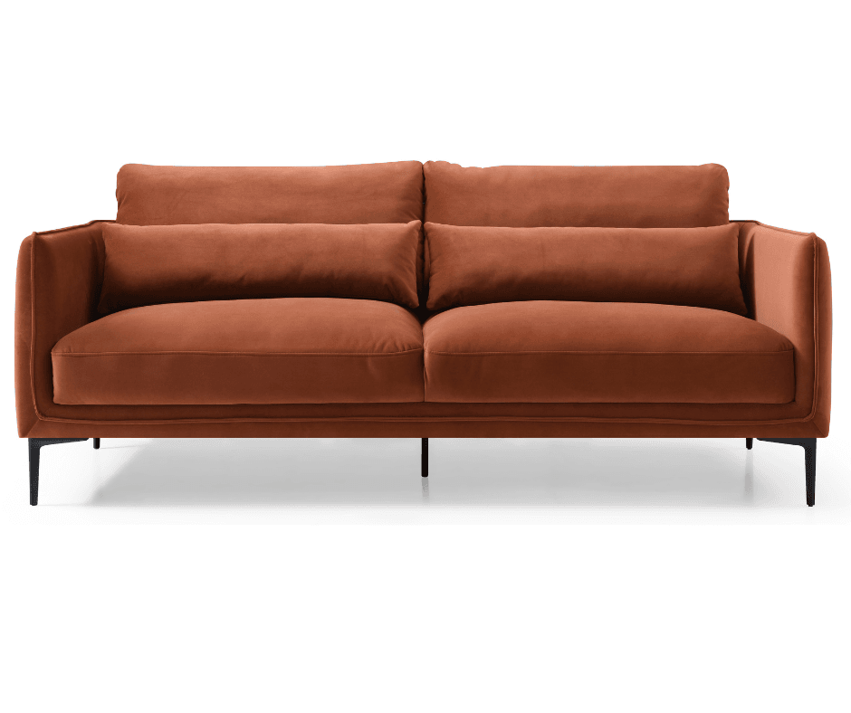 Madelina 3 Seater Velvet Fabric Sofa