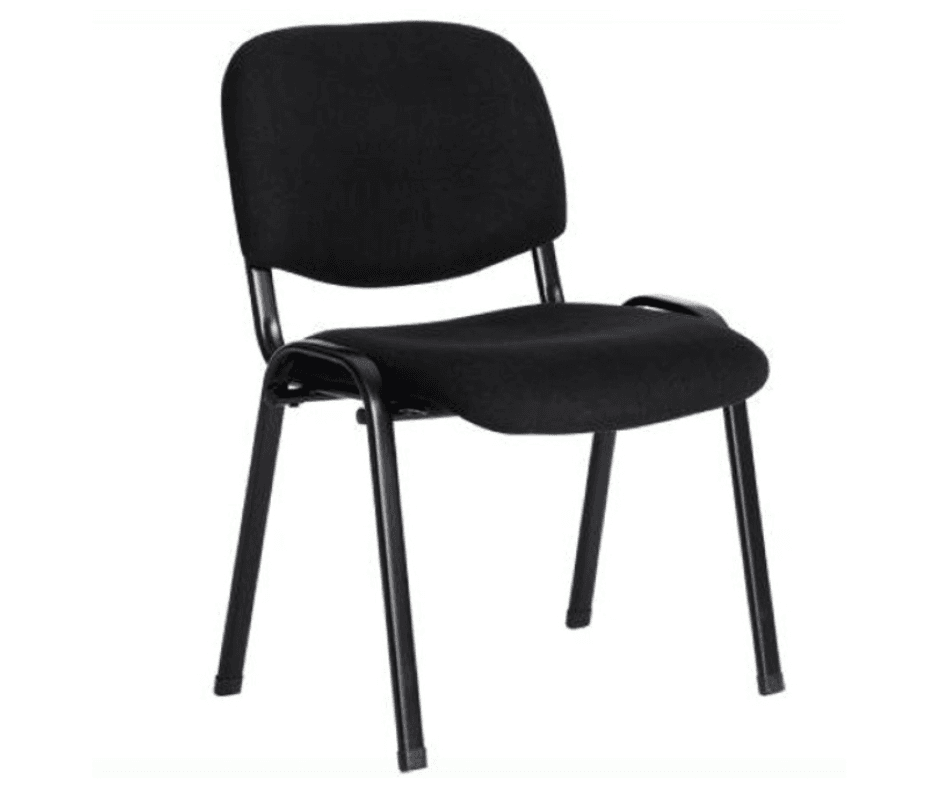 Harris Stacking Chair-Black - Assembled
