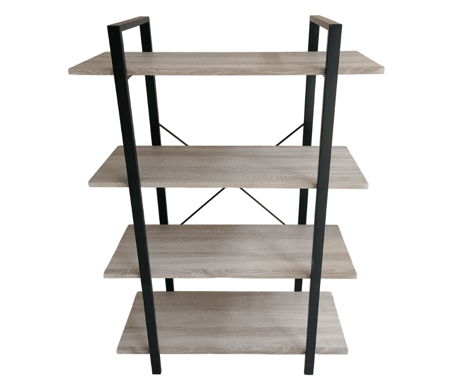 Zetland Bookshelves 4-Tier