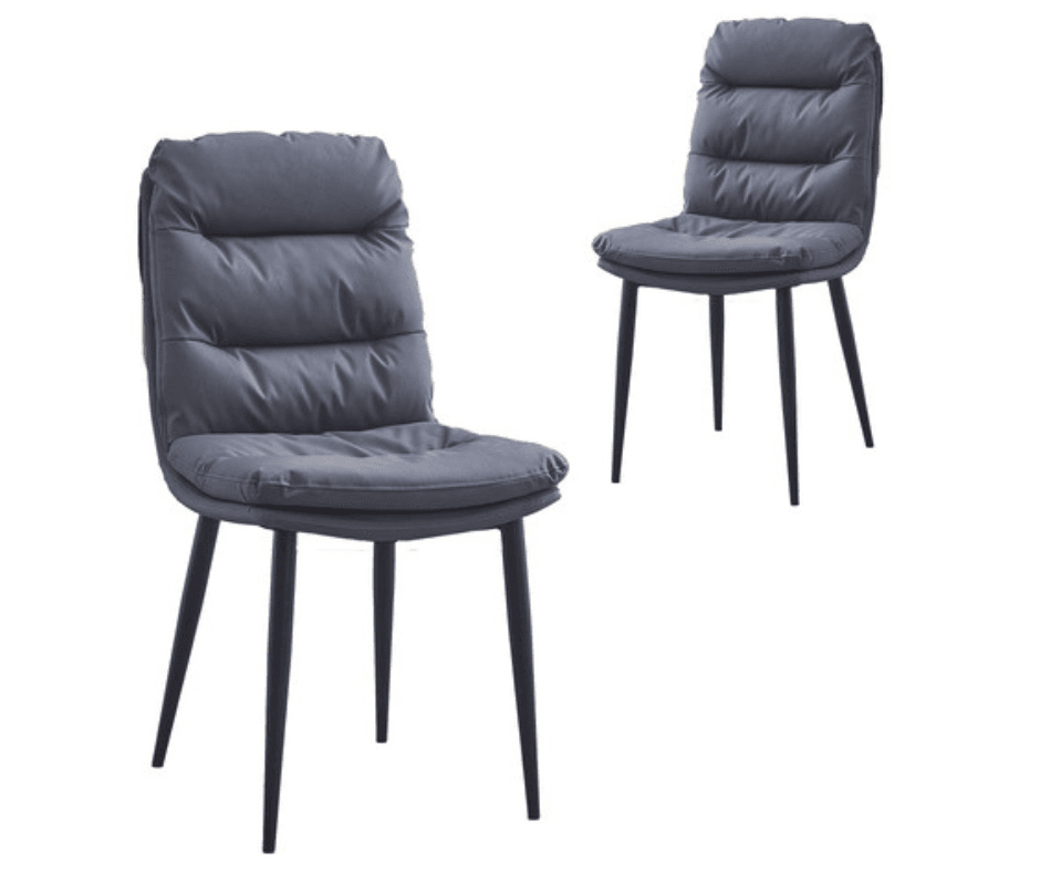 Brighton Dining Chair Set of 2 - Grey