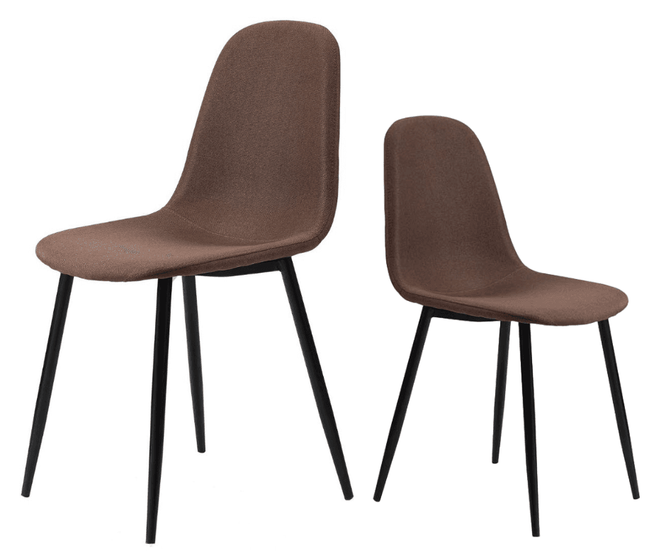 Daniel Dining Chair Set of 2 - Coffee