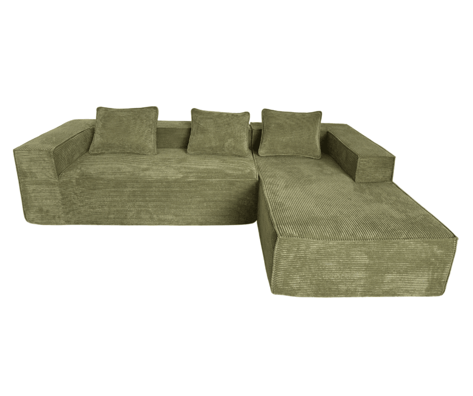 Greenland L Shape Sofa - Green 