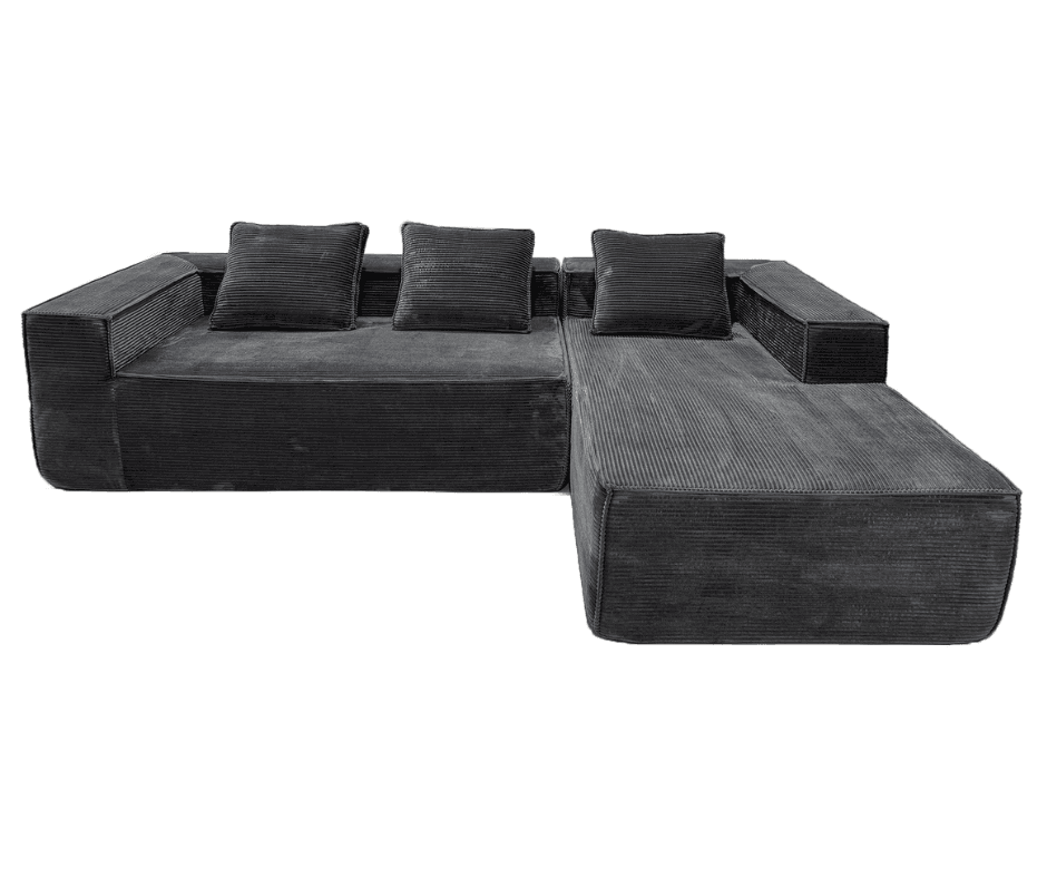 Akemi L Shape Sofa - Grey