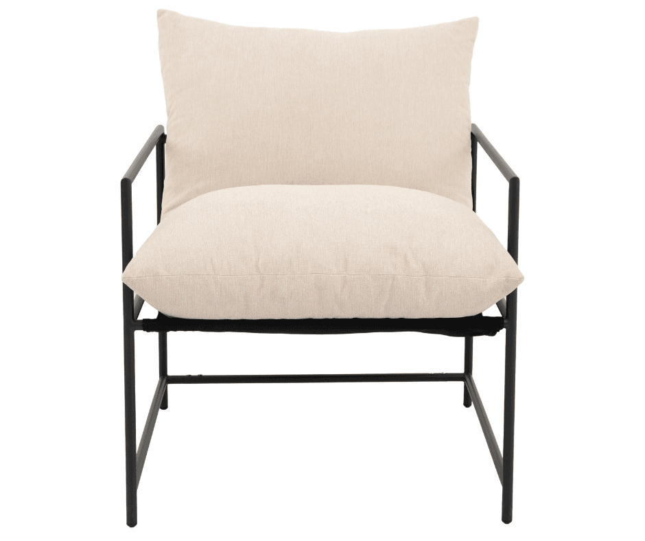 Candy Armchair White - 100% Polyester 