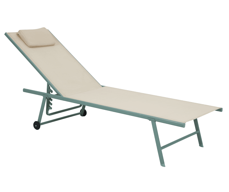 Mackay  Sunlounge -  Light Green & Beige