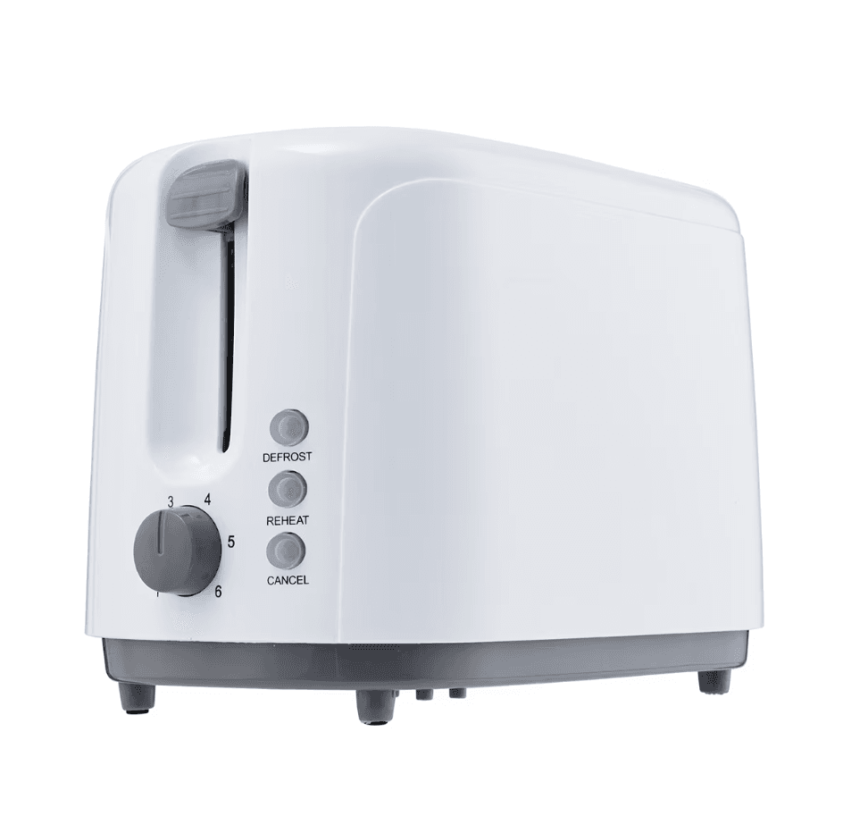 2 Slice Toaster - White