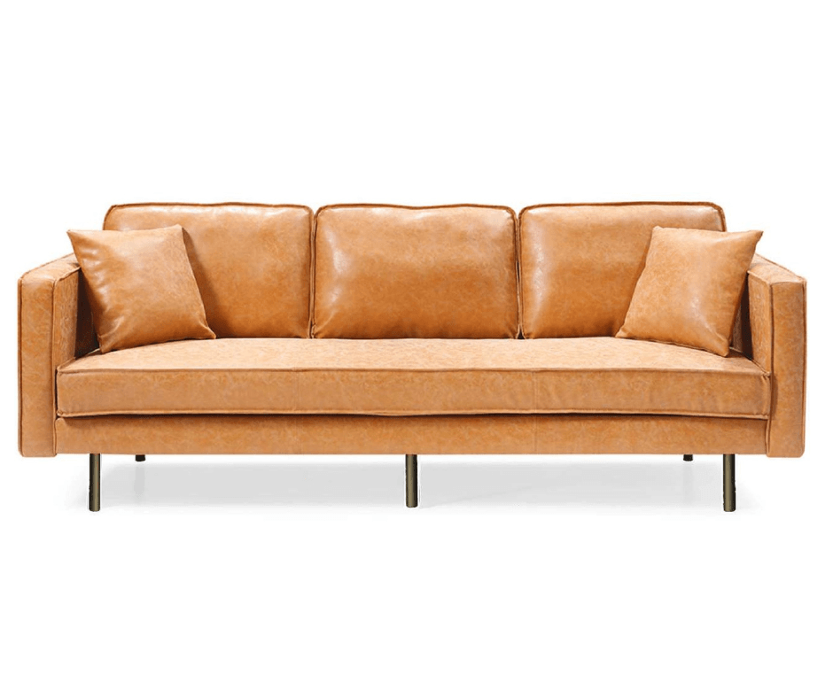 Bondi Three Seater Sofa - Brown