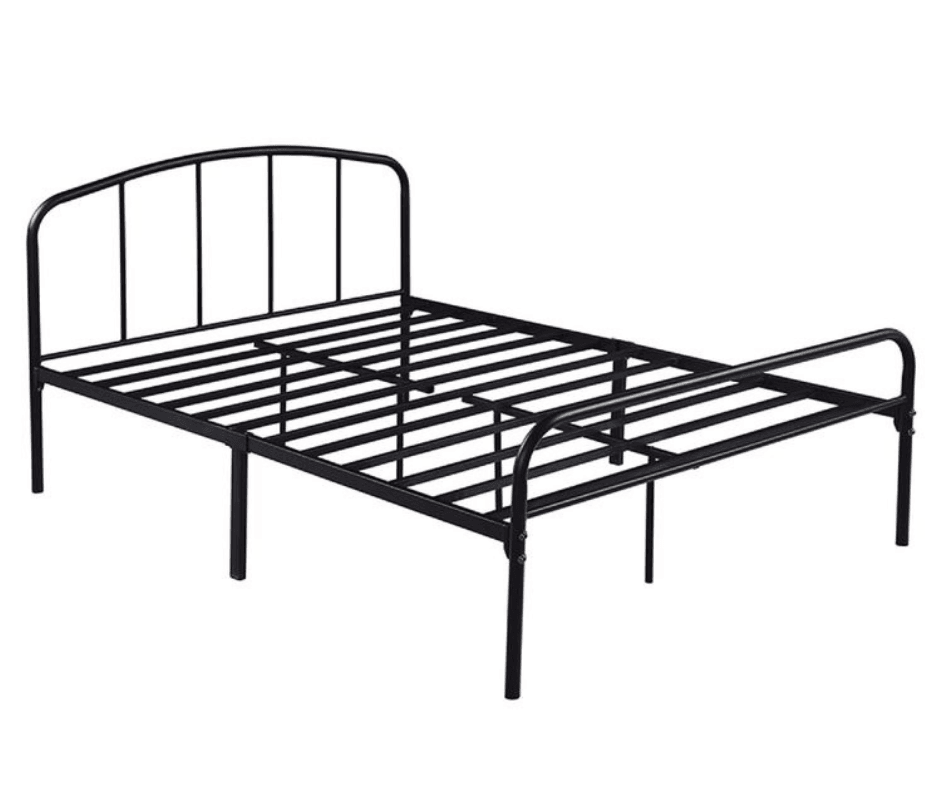 Oliver Metal Bedframe Double - Black