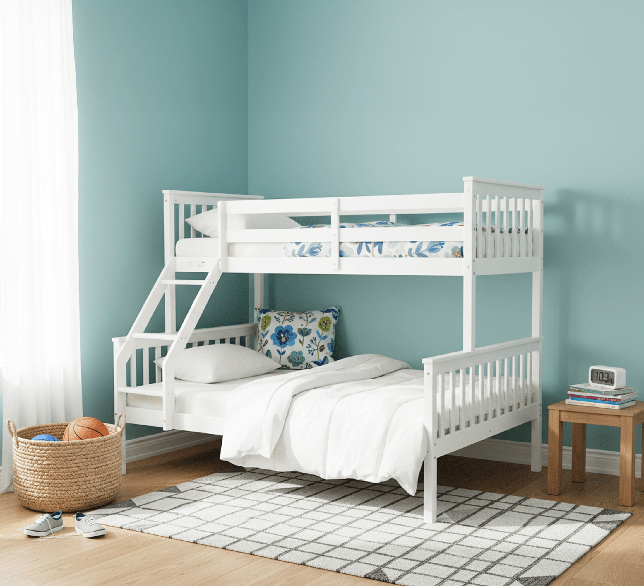 Glebe Single Over Double Bunk- White
