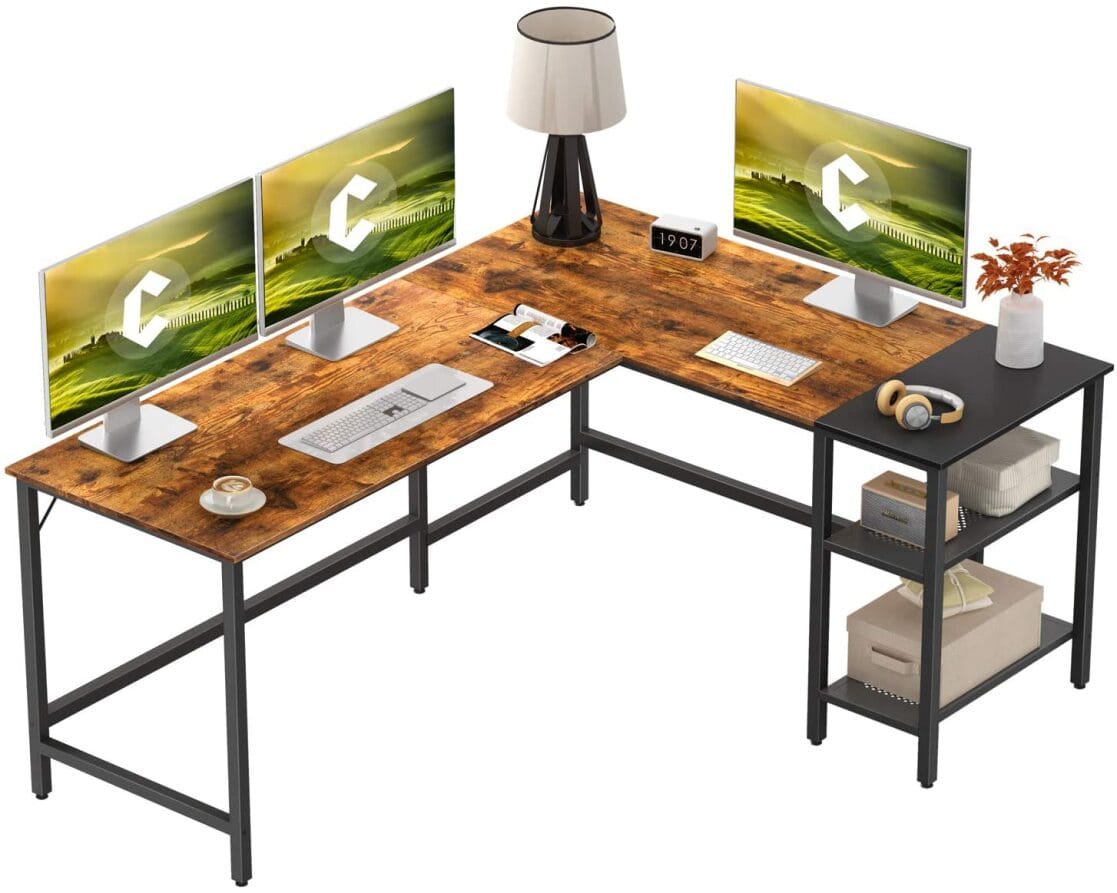 Zetland L Shape Computer Desk
