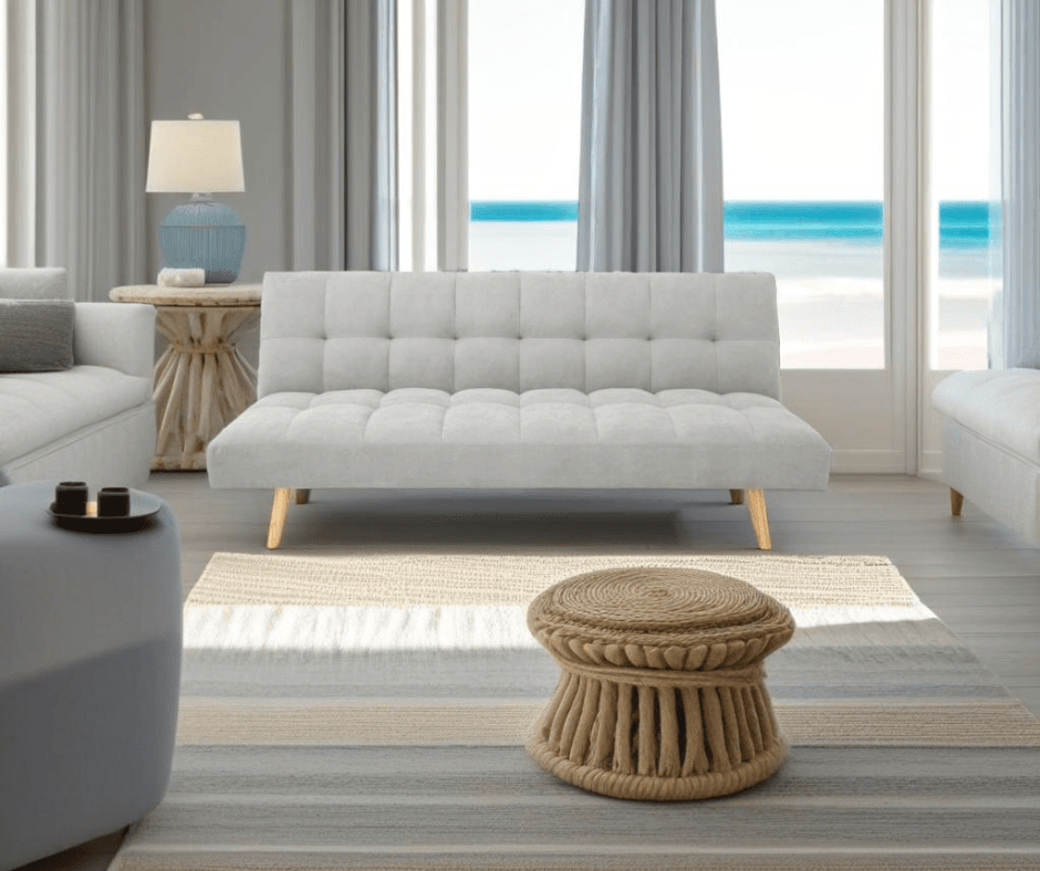 Mia 3 Seater Futon Sofa Bed - Grey