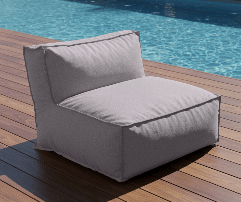 Noosa Outdoor Lounge -Seat - Light Taupe