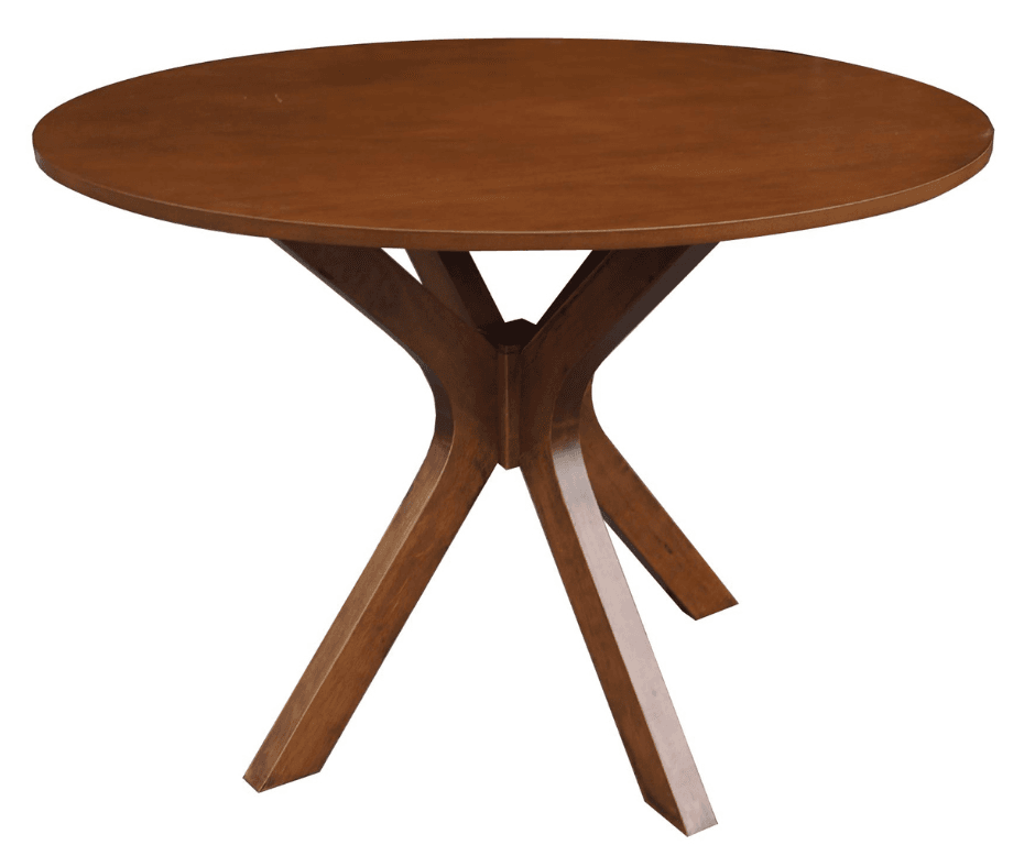 Gordon Walnut Round Dining Table