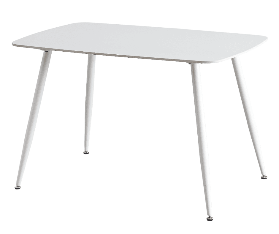 Yarra Dining Table 1200mm - White Ceramic