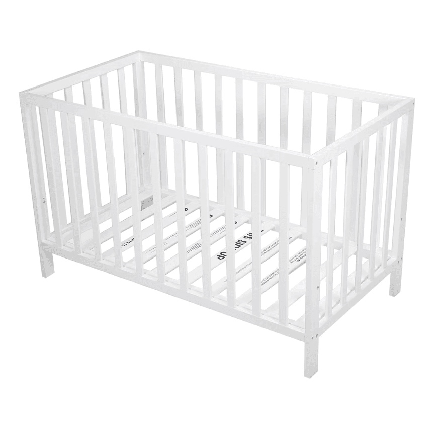 White Wooden Cot