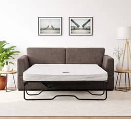 Philipe Commerial Fabric 2.5 Seater Pull Out Sofa Bed with Double Mattress