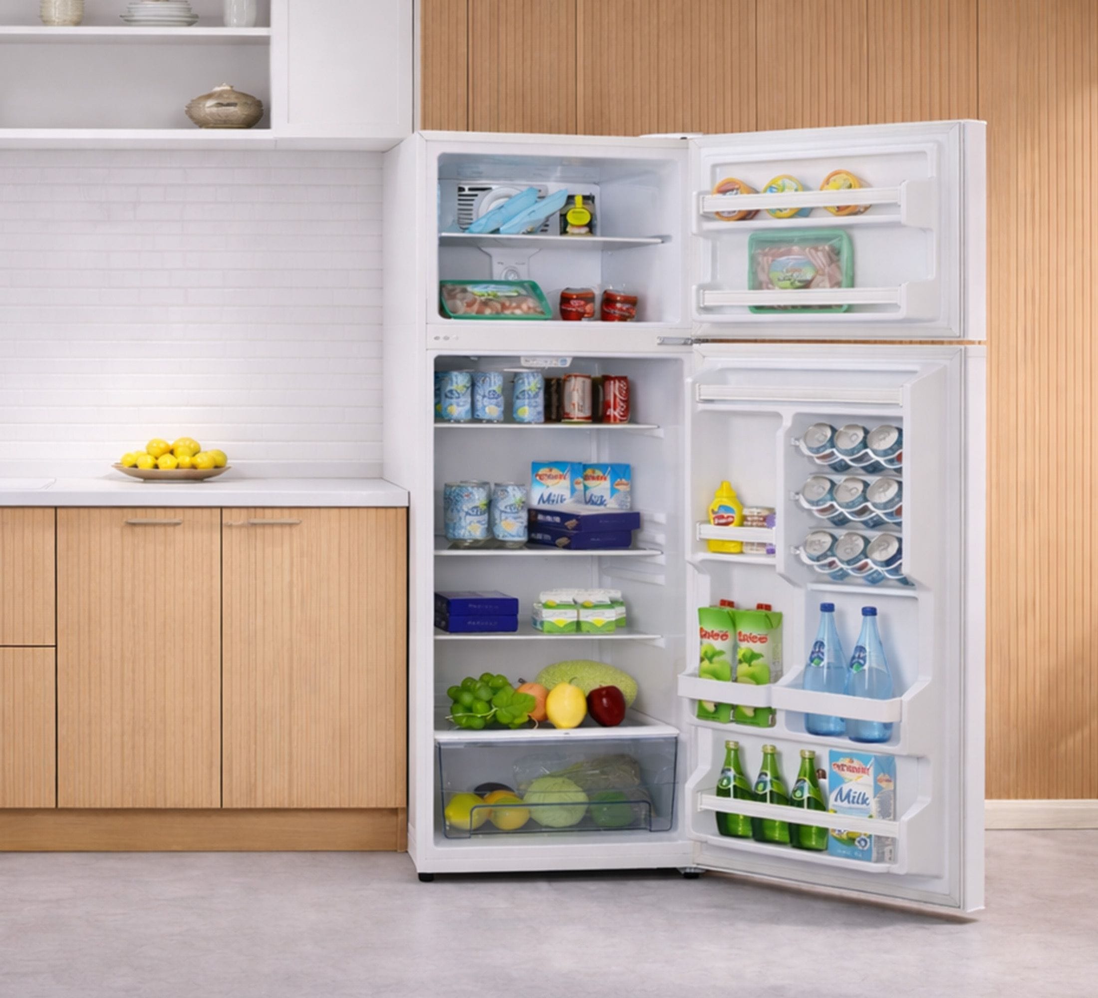 HEQS 335L Fridge - White (HEQS TMF335W)