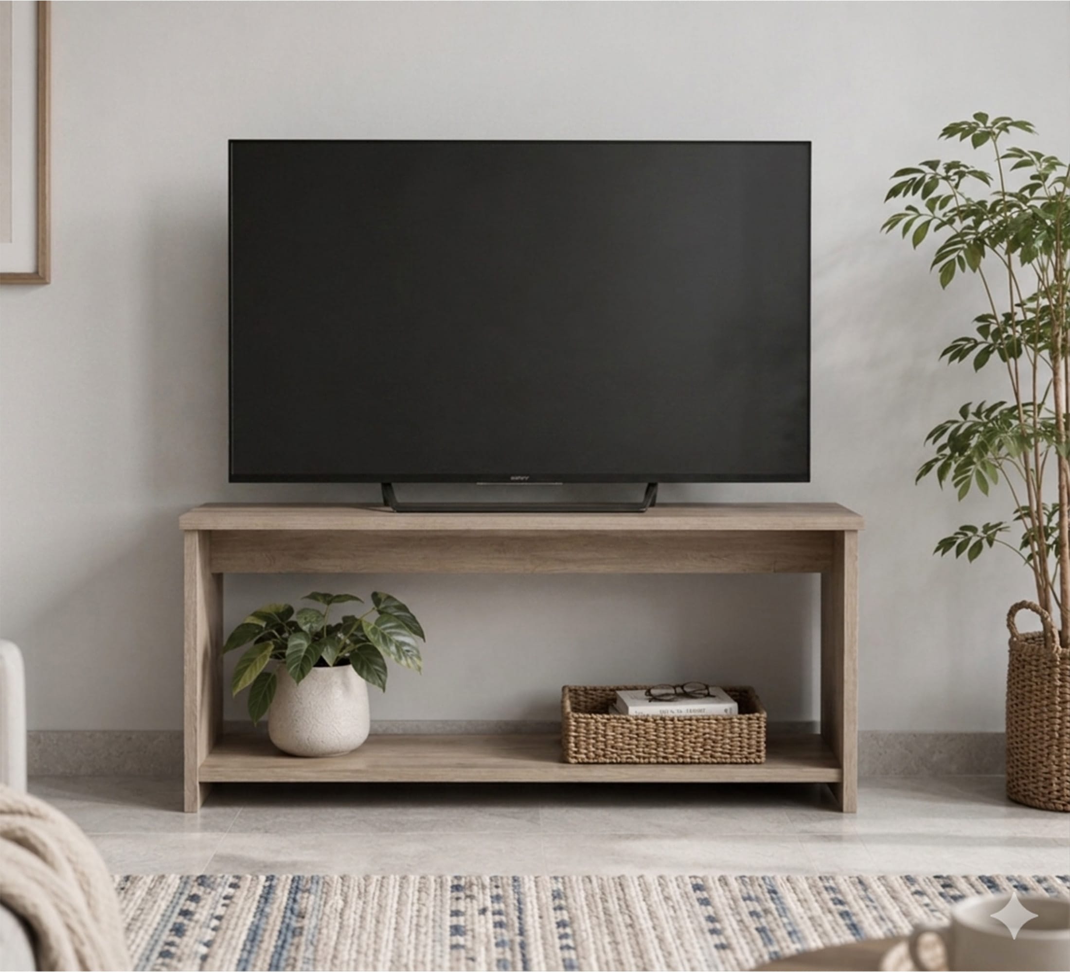 Logan TV unit 900mm - Oak
