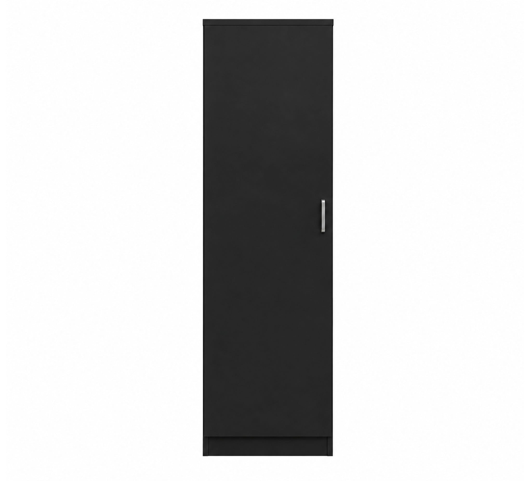 Redfern Single Door Pantry - Black