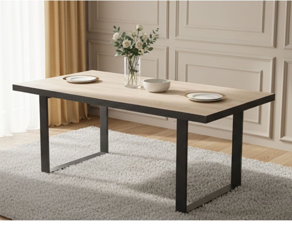 Rina Dining Table 1800 - Natural Oak Finish