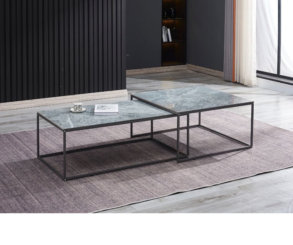 Venus Coffee Table Set - Grey