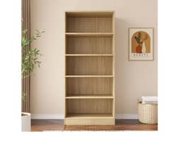 Botany 5 Shelves Wardrobe 800 - Oak Finish