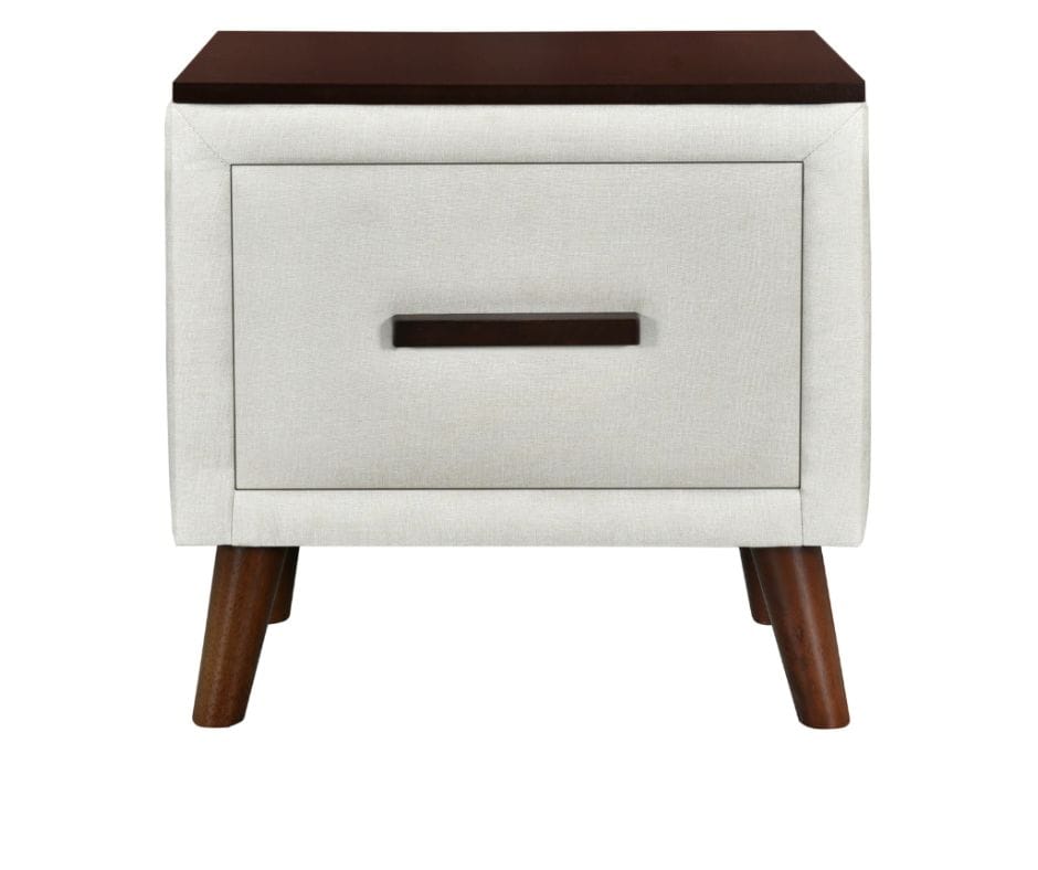 Andy Bedside Table - Cream