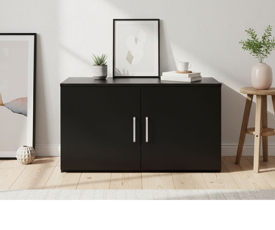 Redfern Wardrobe Topper Cabinets 800mm - Black