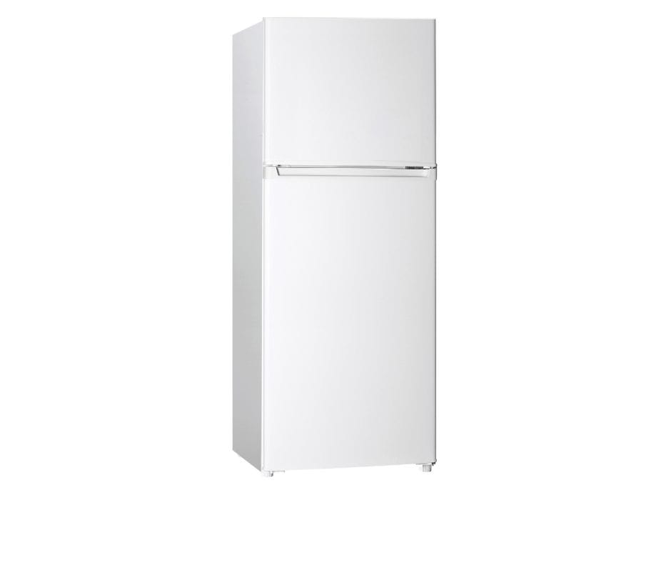 HEQS 221L Top Mount Fridge Freezer - White