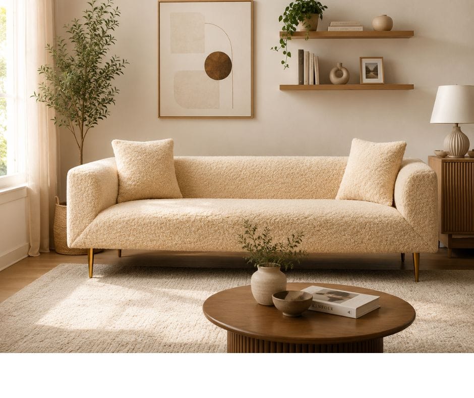 Annie 3 Seater Sofa - Beige