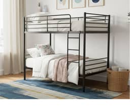 City Single Bunk Bed - Black