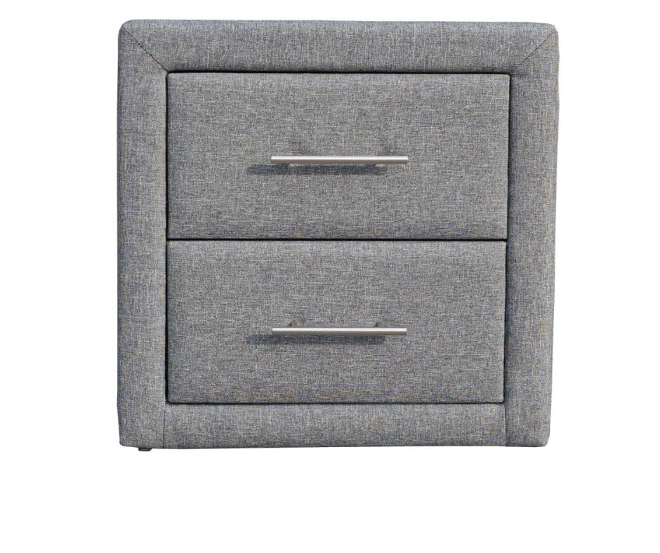 Henry Bedside Table - Grey