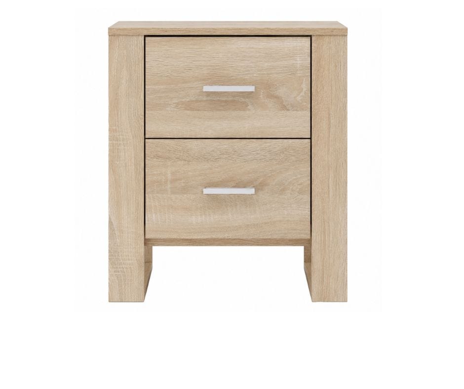 Jolene Bedside Table - Light Timber Finish