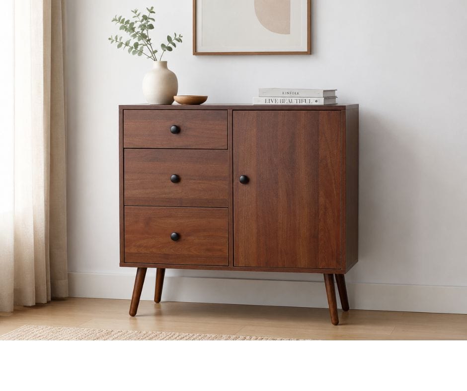 Daisy Buffet Lowboy - Dark Oak Finish