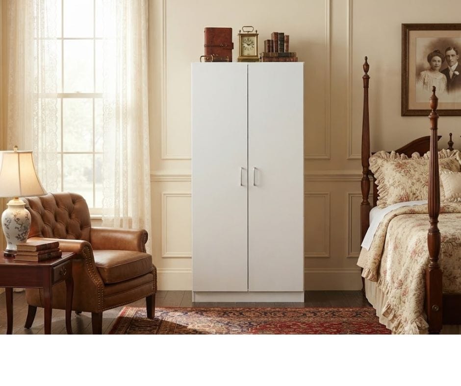 Redfern 2 Door Combo Wardrobe - White