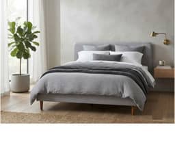 Bendigo Bed Frame - King - Light Grey