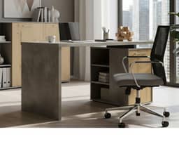 Thomas Desk - Grey and Oak Finish
