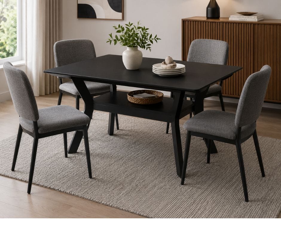 Sarah Dining Table - Black