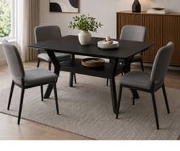 Sarah Dining Table - Black