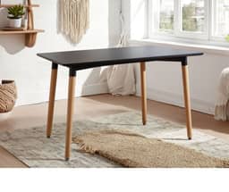 Oliver 120cm Rectangle Dining Table - Black