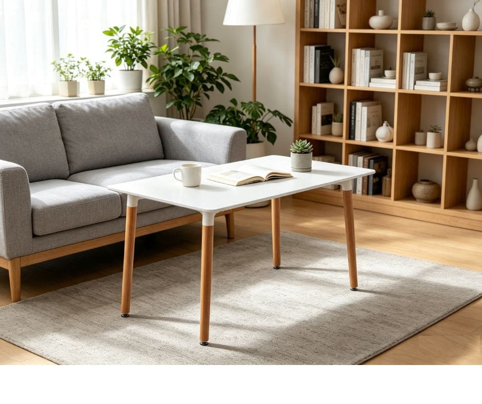 Oliver 120cm Rectangle Dining Table - White