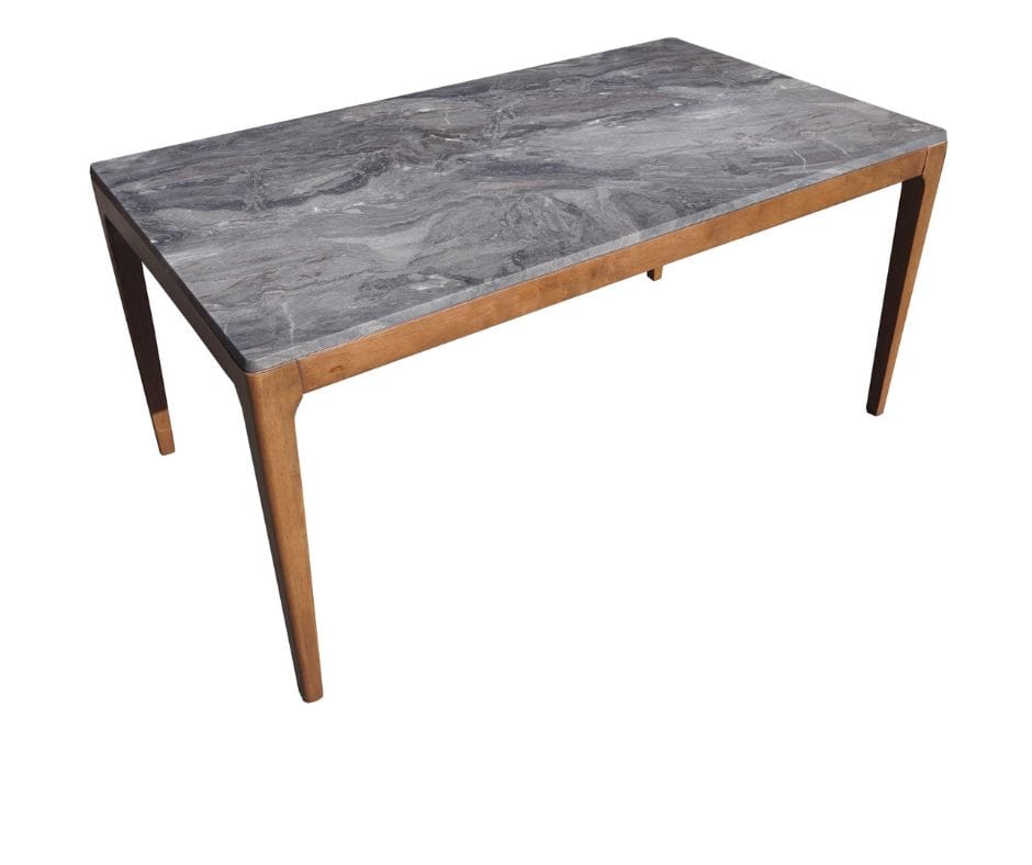 Elaine Dining Table - Walnut and Grey Finish (Paladina Look)