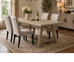 Tony Dining Table - Dark Oak Finish