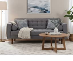 Sofia 3 Seater Sofa Bed - Dark Grey