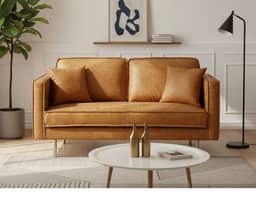 Bondi Two Seater Sofa - Brown