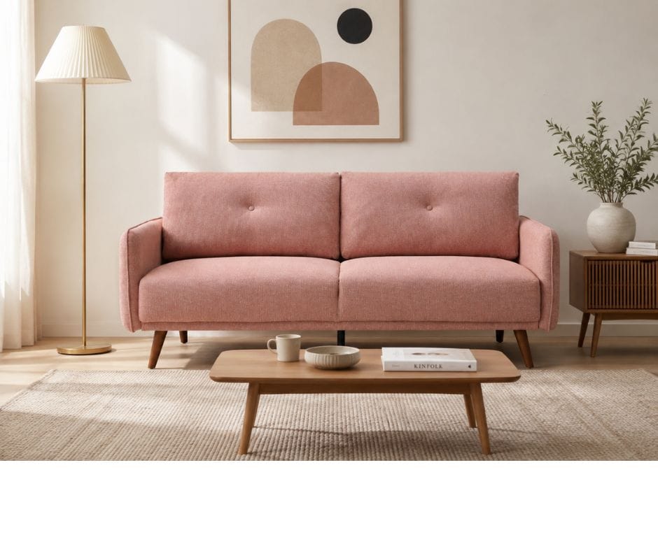 Botany 3 Seater Sofa - Pink