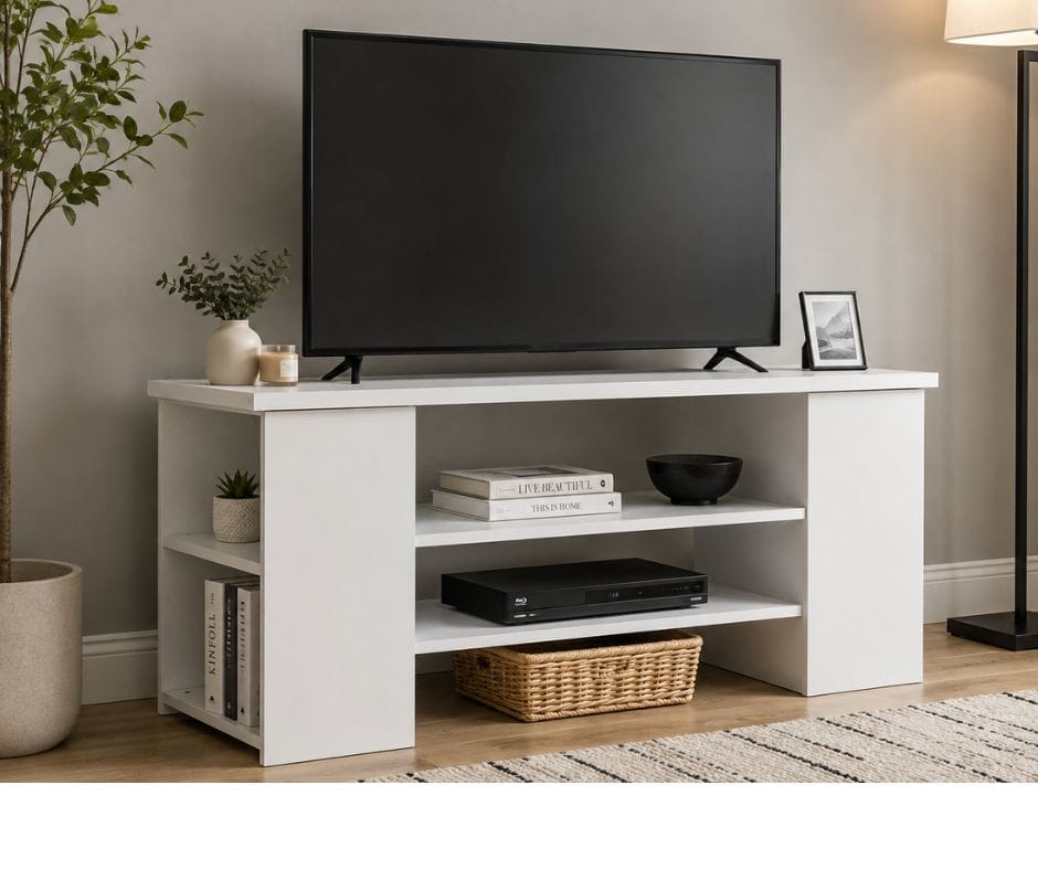 Redfern Simpleline TV Unit - White