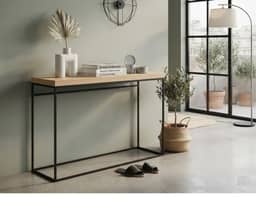 Cathy Console Table - Oak Finish