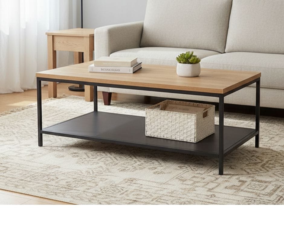 Charlie Coffee Table - Dark Oak Finish