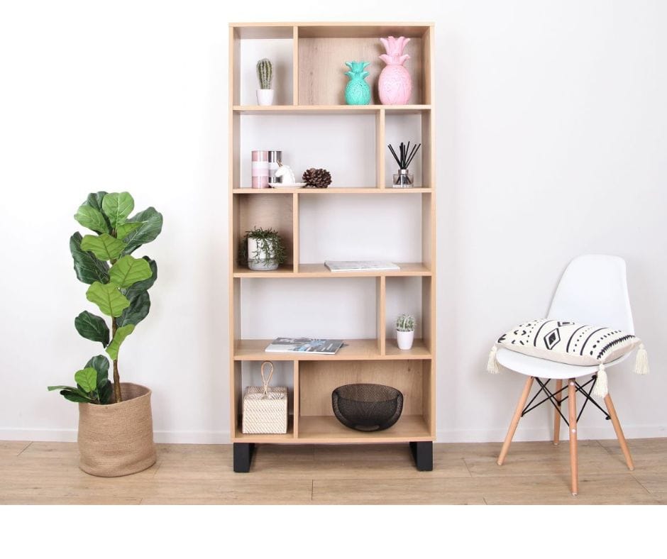 Bronte Bookcase - Natural Oak Finish